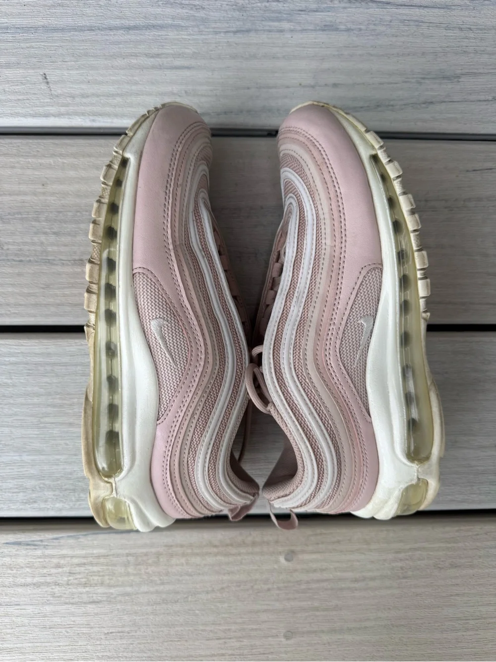 Nike Women’s Air Max 97 in Light Pink and White - Picture 3 of 8